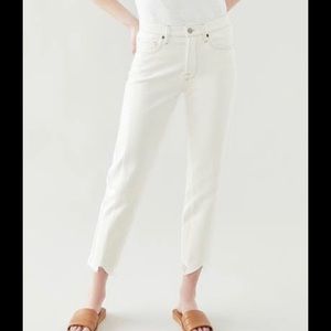 Frame high rise jeans